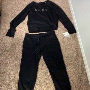 Brand new DKNY sweat suit